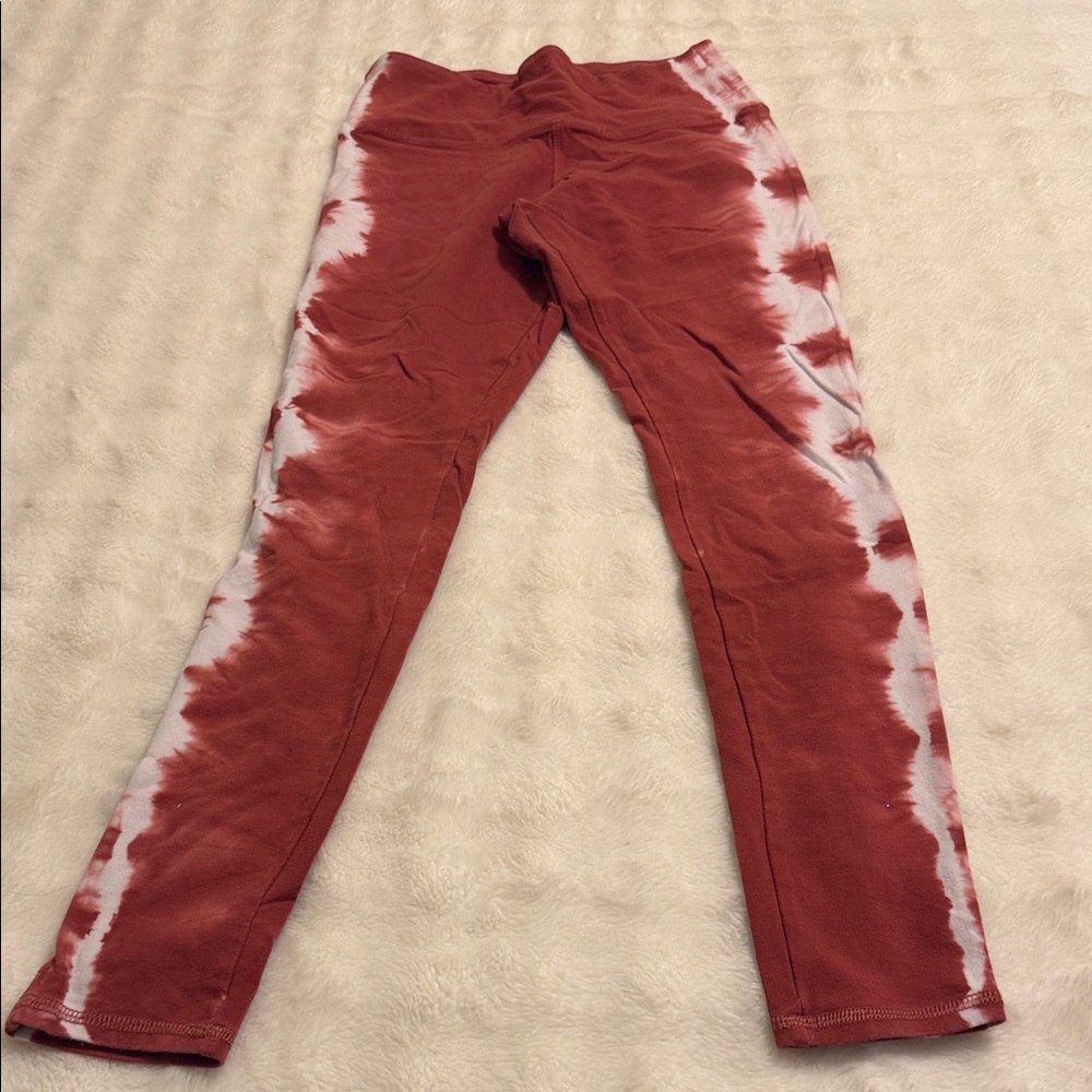 Forever21 Tie-Dye Leggings - Blue and Red